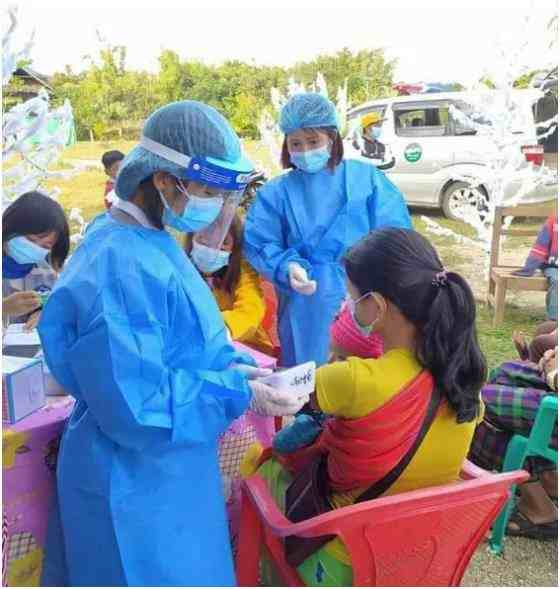 缅甸葡萄偏远山区，生病的民众数量迅速上升