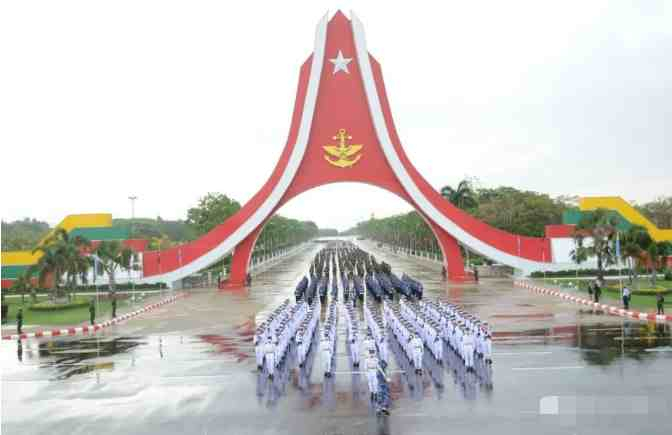 缅甸联邦共和国建军节阅兵正在进行给你带来现场珍贵图片